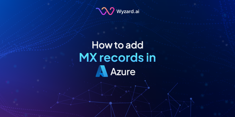 How to add MX Records in Azure