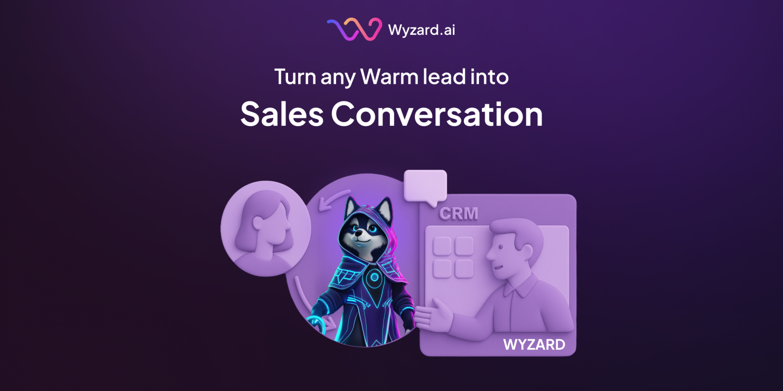 Wyzard’s AI Marketing Copilot orchestrating seamless lead handoffs from marketing to sales across email, chat, and CRM