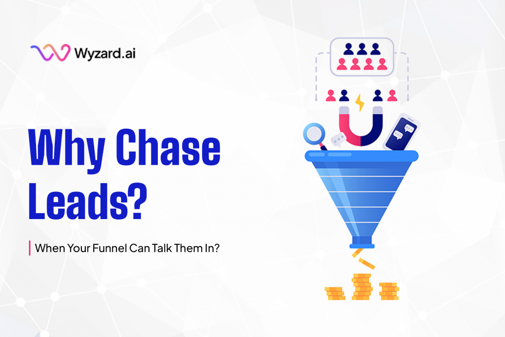 Wyzard Marketing Copilot enabling real-time conversations across LinkedIn, webinars, events, and website to convert B2B leads instantly