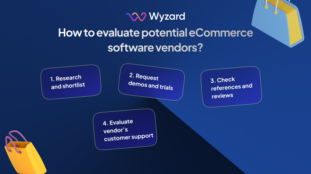 showing how to evaluate the potential vendors before buying eCommerce software