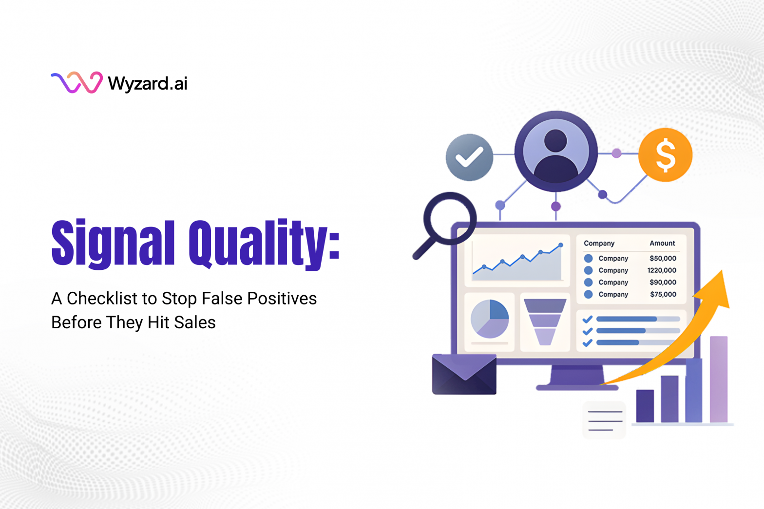 CMO reviewing a signal quality checklist to prevent false positives and improve Signal-to-Revenue AI follow-up across GTM channels