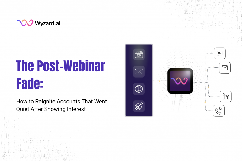 Webinar intent decay re-engagement play using Wyzard.ai Signal-to-Revenue AI with GTM Intelligence Graph and System of Outcomes