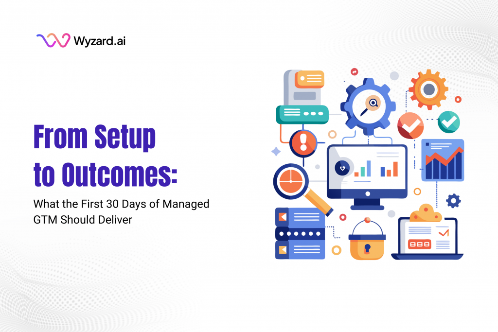 Managed GTM onboarding powered by Signal-to-Revenue AI capturing buyer signals from events, webinars, LinkedIn ads, email, and website activity