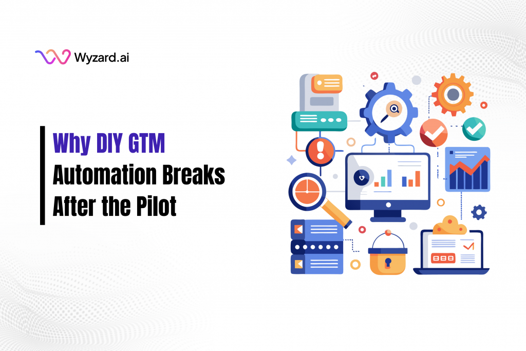 DIY GTM automation breaking at scale as buyer signals from events, webinars, LinkedIn ads, email, and website activity go uncoordinated