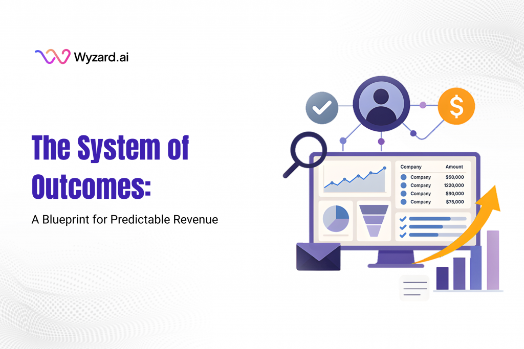 Diagram showing how the System of Outcomes and the GTM Intelligence Graph create predictable revenue using Signal-to-Revenue AI